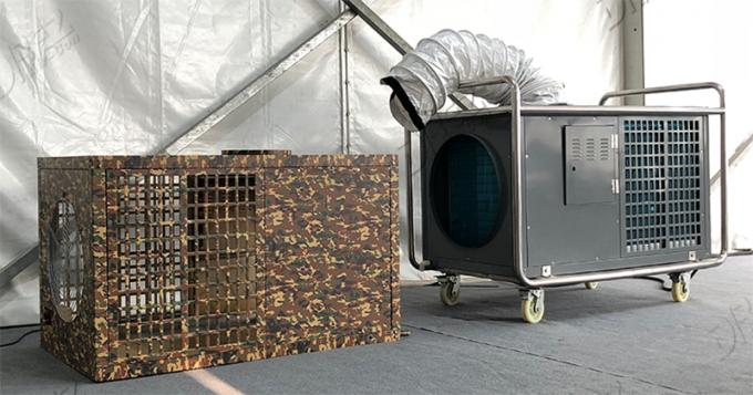 Climatiseur portatif militaire à télécommande de tente, unité extérieure à C.A. de tente d'événement
