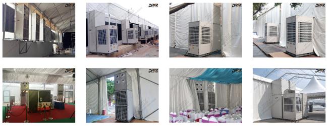 Les dispositifs climatiques 10HP provisoires portatifs, petite tente ont empaqueté le climatiseur