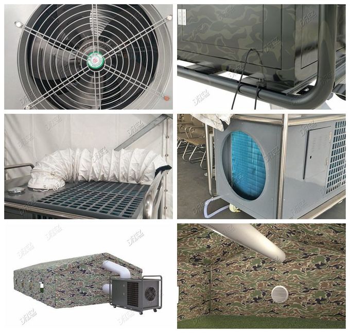 Climatiseur de tente de conférence de Drez 7.5HP, dispositifs de climatisation militaires mobiles de tente